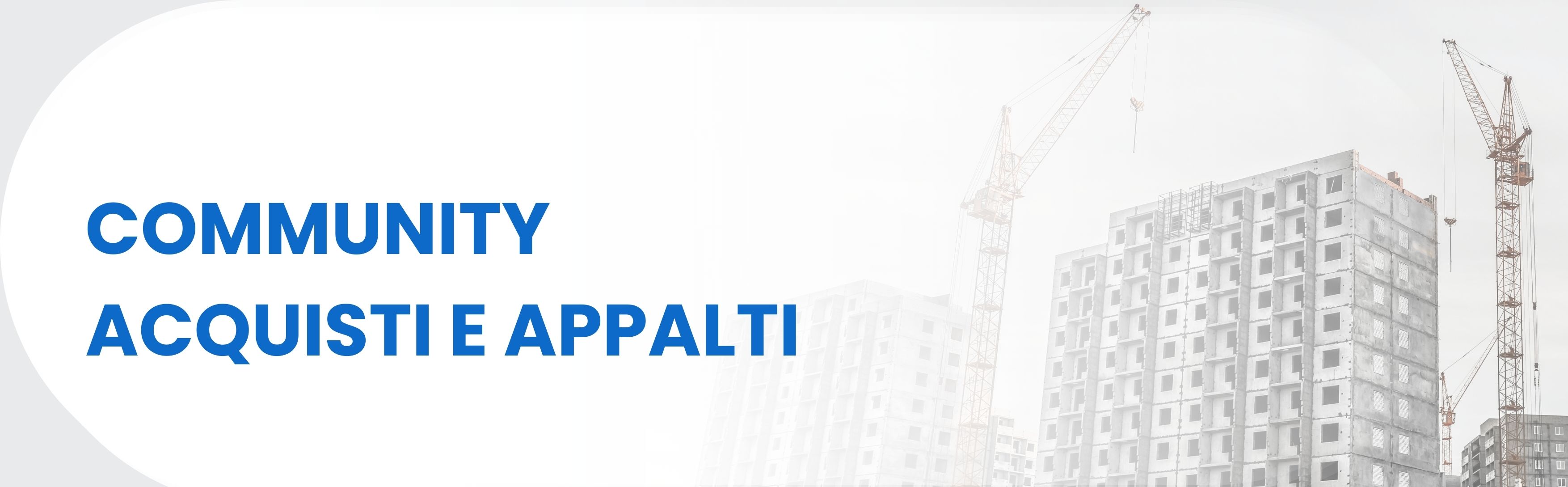 COMMUNITY ACQUISTI E APPALTI